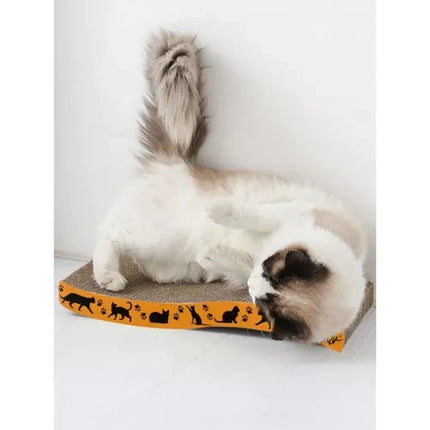 Purlov Horizontale Kattenkrabpaal - Golfmodel - 43 x 22,5 cm