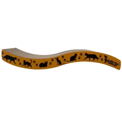 Purlov Horizontale Kattenkrabpaal - Golfmodel - 43 x 22,5 cm