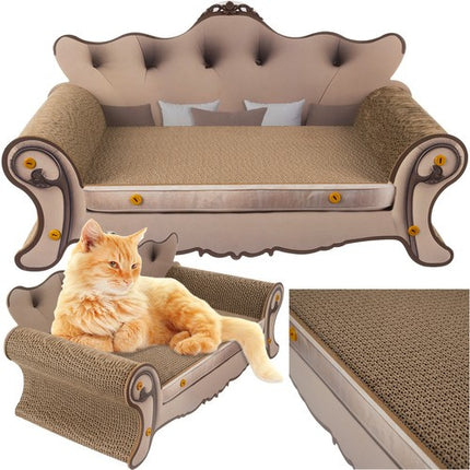 Purlov Kattenkrabpaal Sofa - 60 x 32 x 29 cm - Krabmeubel en Mand