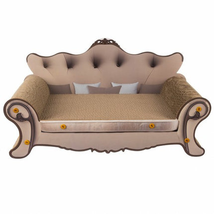 Purlov Kattenkrabpaal Sofa - 60 x 32 x 29 cm - Krabmeubel en Mand