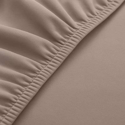 Ruhhy Stoelhoezen - Set van 6 - Beige - Universeel - Elastisch