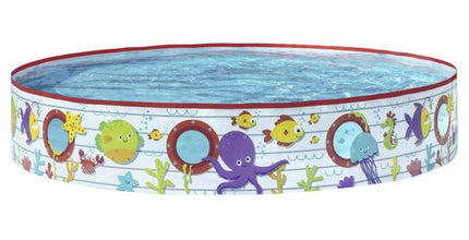 Bestway 55029 Opblaasbaar Kinderzwembad - 152 x 25 cm - Multicolor