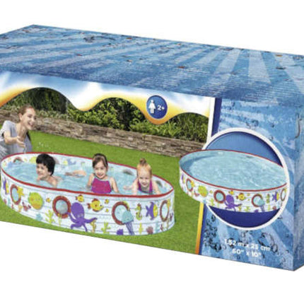 Bestway 55029 Opblaasbaar Kinderzwembad - 152 x 25 cm - Multicolor