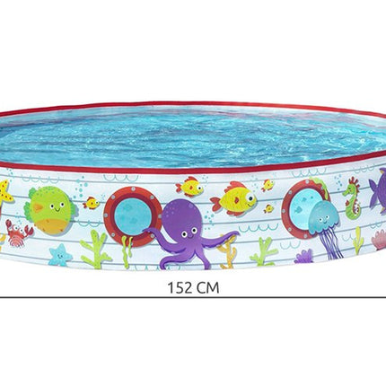 Bestway 55029 Opblaasbaar Kinderzwembad - 152 x 25 cm - Multicolor