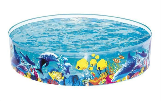 Bestway Opzetzwembad voor Kinderen - 183 x 38 cm - Multicolour