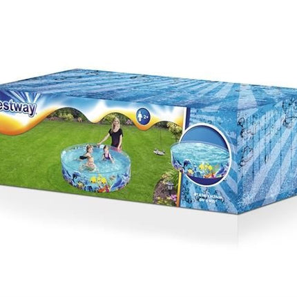 Bestway Opzetzwembad voor Kinderen - 183 x 38 cm - Multicolour