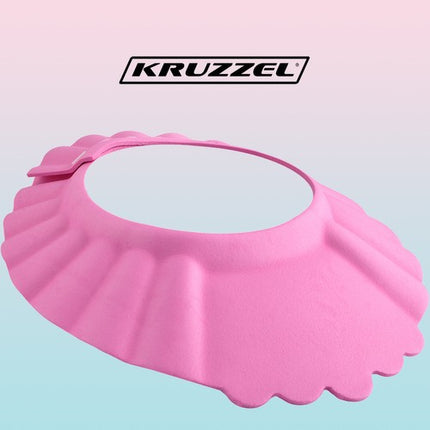 Kruzzel Bad-Vizier voor Kinderen - Roze - Verstelbare Was-Rondo
