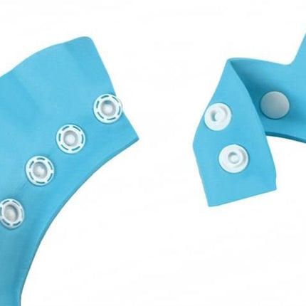 Kruzzel Bad-Vizier voor Kinderen - Blauw - Verstelbare Was-Rondo