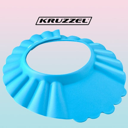 Kruzzel Bad-Vizier voor Kinderen - Blauw - Verstelbare Was-Rondo