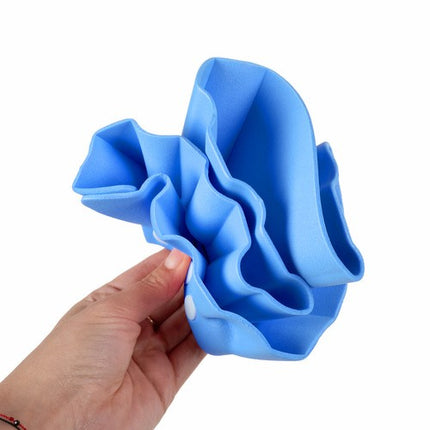 Kruzzel Badkap voor Kinderen - Blauw - Verstelbare Waterbeschermer