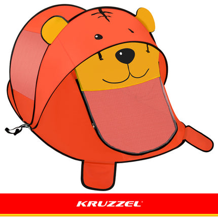 Kruzzel Strandtent voor Kinderen - Beer Design - 180 x 95 x 82 cm - Zelfopvouwbaar
