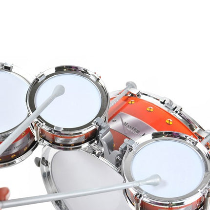 Kruzzel XL Kinder Drumstel - 5-delig - Inclusief Kruk en Bekken