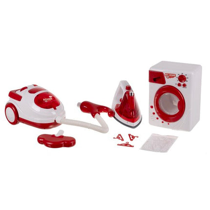 Kruzzel Huishoudapparaten Set - 3-in-1 Speelgoed met Geluid en Licht