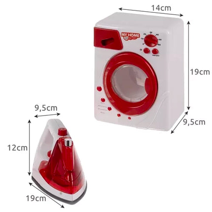 Kruzzel Huishoudapparaten Set - 3-in-1 Speelgoed met Geluid en Licht