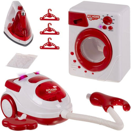 Kruzzel Huishoudapparaten Set - 3-in-1 Speelgoed met Geluid en Licht