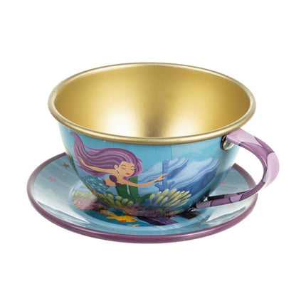 Iso Trade Mermaid Theeservies - 9-Delig - Met Koffer