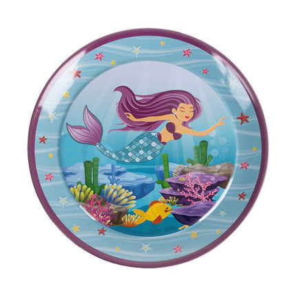 Iso Trade Mermaid Theeservies - 9-Delig - Met Koffer