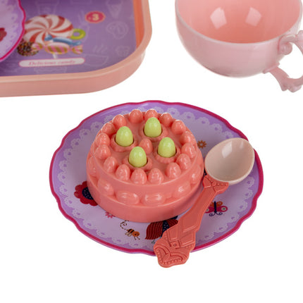 Iso Trade Kinder Theeset in Koffer - 40-Delig - Met Gebakjes