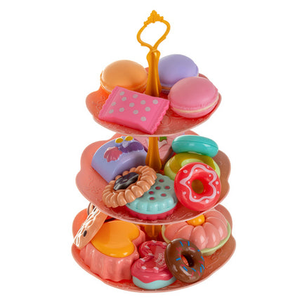 Iso Trade Kinder Theeset in Koffer - 40-Delig - Met Gebakjes
