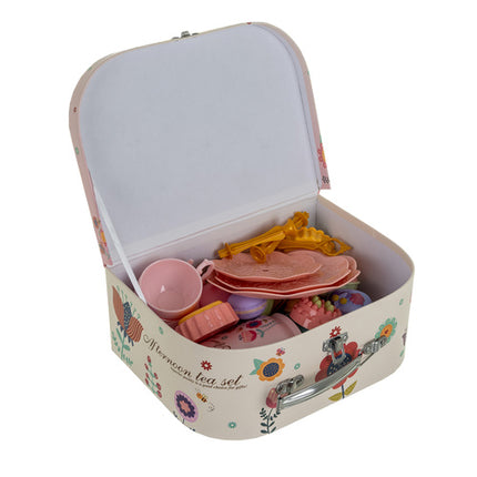 Iso Trade Kinder Theeset in Koffer - 40-Delig - Met Gebakjes