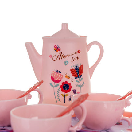 Iso Trade Kinder Theeset in Koffer - 40-Delig - Met Gebakjes