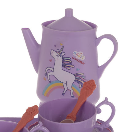 Iso Trade Kinder Theeset in Koffer - 40-Delig - Met Gebakjes