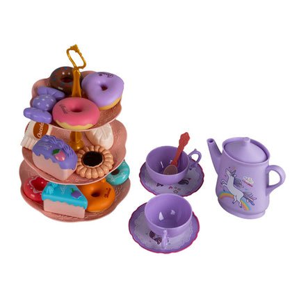 Iso Trade Kinder Theeset in Koffer - 40-Delig - Met Gebakjes