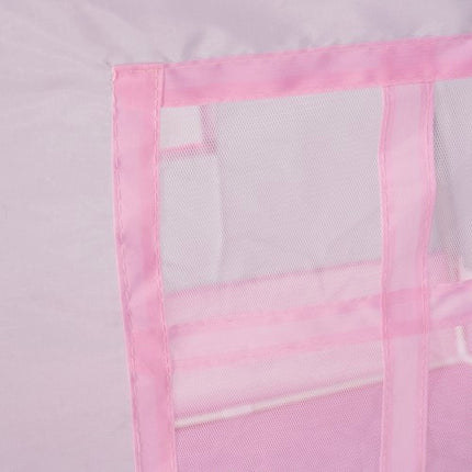 Kruzzel Kindertent Huisje - Roze - 130 x 100 x 120 cm - Inclusief Lichtjes