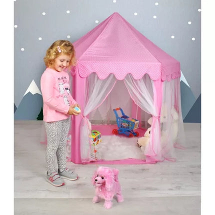 Kruzzel Kindertent Paleis - Roze - 135 x 140 cm - Speeltent voor Kinderen