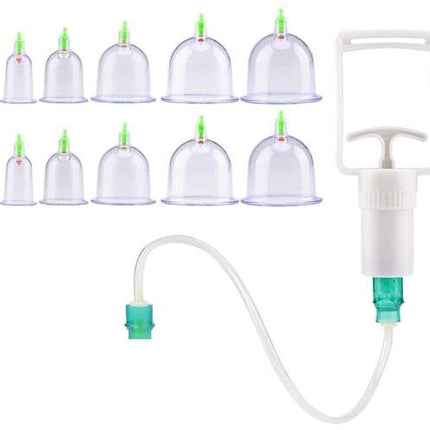 Soulima Vacuüm Cupping Set - 12 Delig - Met Pomp - Pijnverlichting
