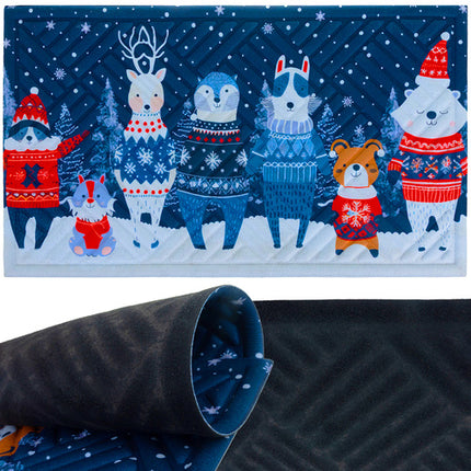 Ruhhy Kerstdeurmat - 75 x 45 cm - Feestelijke Entree - Antislip