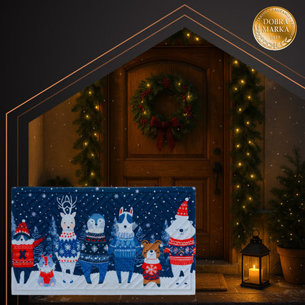 Ruhhy Kerstdeurmat - 75 x 45 cm - Feestelijke Entree - Antislip