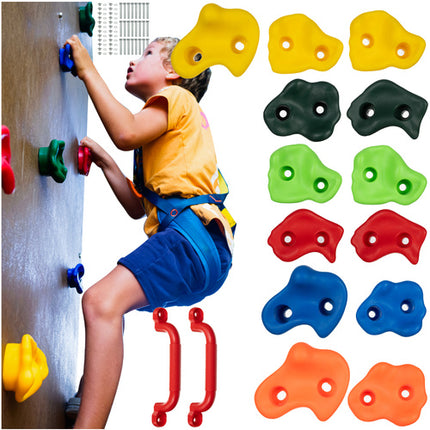Kruzzel Klimstenen Set - 15-Delig - Voor Klimwand - Veilig & Duurzaam