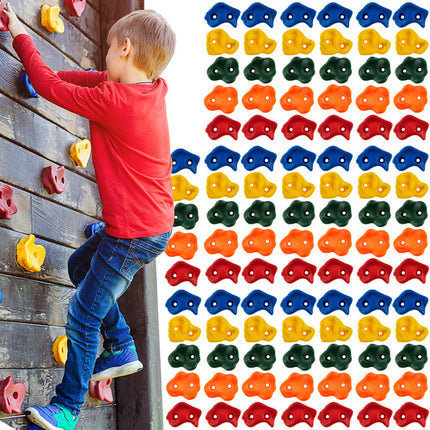 Kruzzel Klimstenen voor Kinderen - Set van 100 Stuks - Kleurrijk