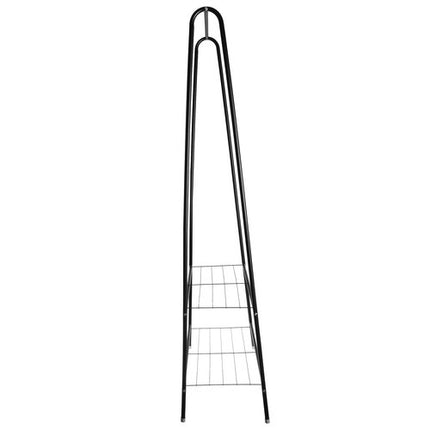 Kledingrek met Schoenrek - 153 cm - Ruimtebesparend - Zwart