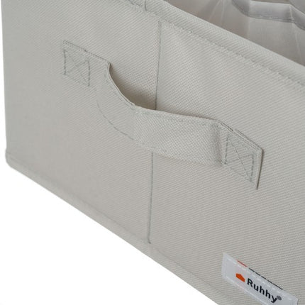 Ruhhy Kleding Organizer Set - 2 Stuks - 5 Vakken - Grijs