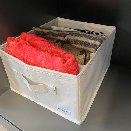 Ruhhy Kleding Organizer Set - 2 Stuks - 5 Vakken - Grijs