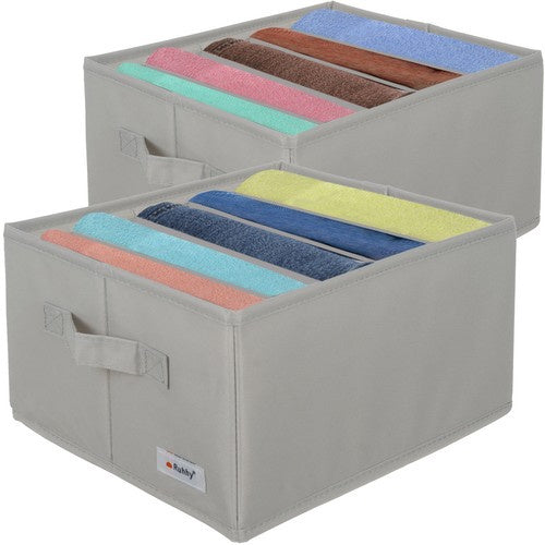 Ruhhy Kleding Organizer Set - 2 Stuks - 5 Vakken - Grijs