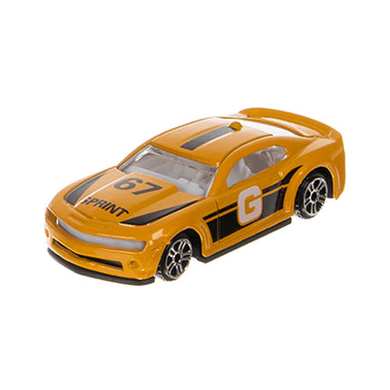 Iso Trade Metalen Auto's - 16-Delige Set - 1:64 - Kleurrijk