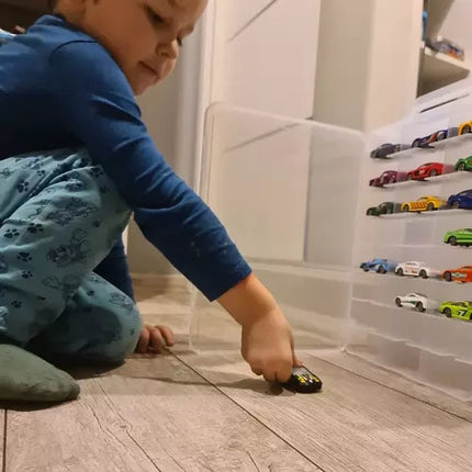 Kruzzel Metalen Speelgoedauto's - 16-delige Set - Schaal 1:64