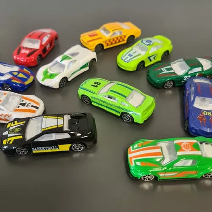Kruzzel Metalen Speelgoedauto's - 16-delige Set - Schaal 1:64