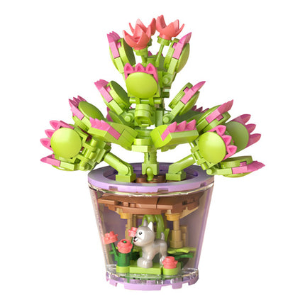 ISO TRADE Bloemen Bouwset - 172 Delig - Educatief Speelgoed