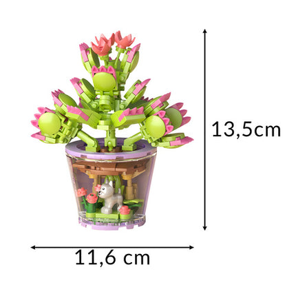 ISO TRADE Bloemen Bouwset - 172 Delig - Educatief Speelgoed