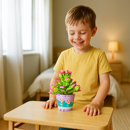 ISO TRADE Bloemen Bouwset - 172 Delig - Educatief Speelgoed