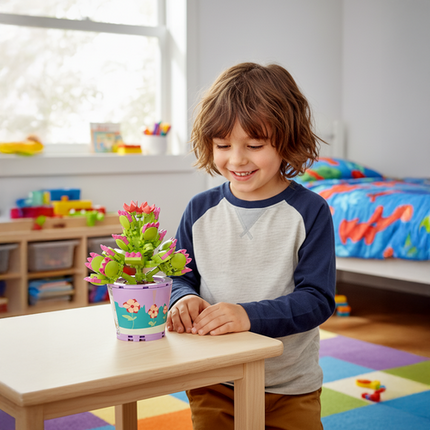 ISO TRADE Bloemen Bouwset - 172 Delig - Educatief Speelgoed