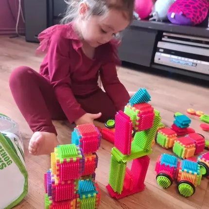 Kruzzel Egel Bouwblokken - 192-Delig - Educatieve Constructieset