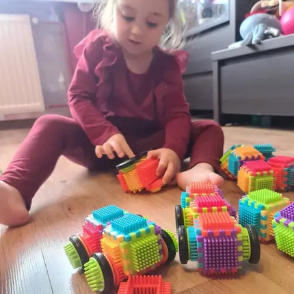 Kruzzel Egel Bouwblokken - 192-Delig - Educatieve Constructieset