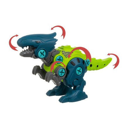 Kruzzel Dinosaurus Bouwset - 4-in-1 Constructiespeelgoed met Schroevendraaier