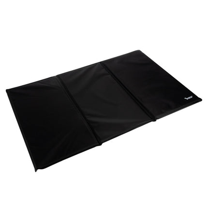 Purlov Koelmat voor Huisdieren - XXL - 110 x 70 cm - Zwart - Gelvulling