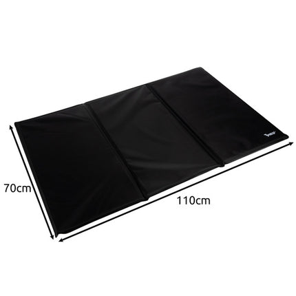 Purlov Koelmat voor Huisdieren - XXL - 110 x 70 cm - Zwart - Gelvulling